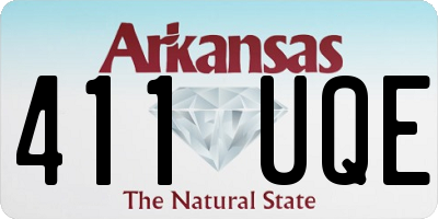 AR license plate 411UQE