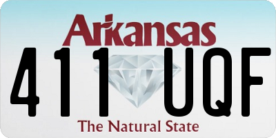AR license plate 411UQF