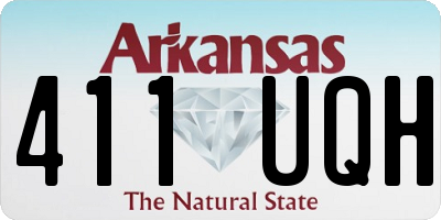 AR license plate 411UQH