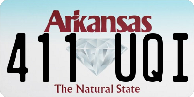 AR license plate 411UQI