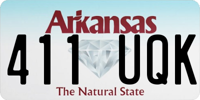 AR license plate 411UQK