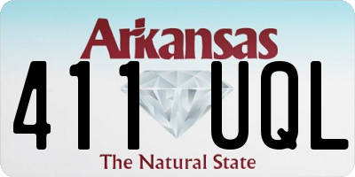 AR license plate 411UQL