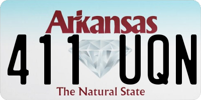 AR license plate 411UQN