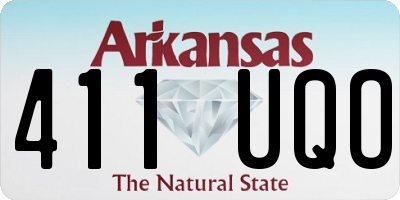 AR license plate 411UQO