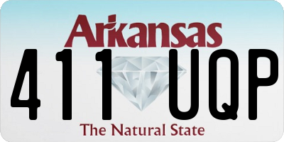 AR license plate 411UQP