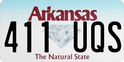 AR license plate 411UQS