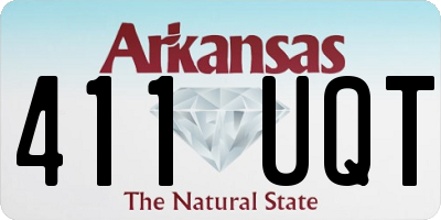AR license plate 411UQT