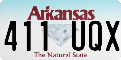 AR license plate 411UQX