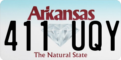 AR license plate 411UQY