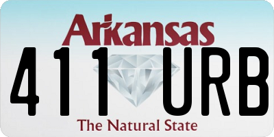 AR license plate 411URB