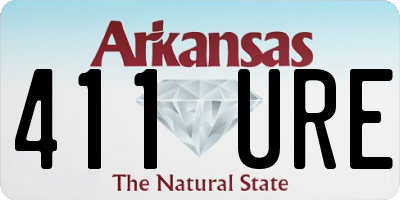 AR license plate 411URE