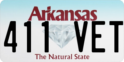 AR license plate 411VET