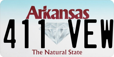 AR license plate 411VEW