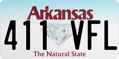 AR license plate 411VFL