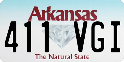AR license plate 411VGI