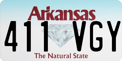 AR license plate 411VGY