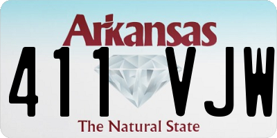 AR license plate 411VJW