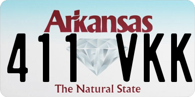AR license plate 411VKK