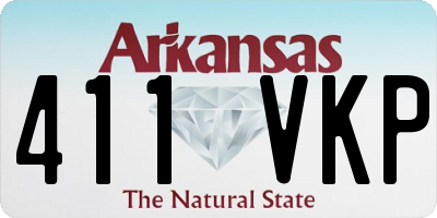 AR license plate 411VKP