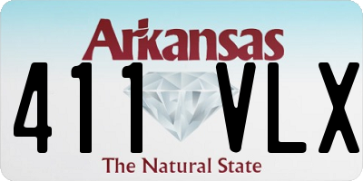 AR license plate 411VLX