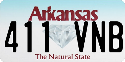 AR license plate 411VNB