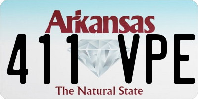 AR license plate 411VPE