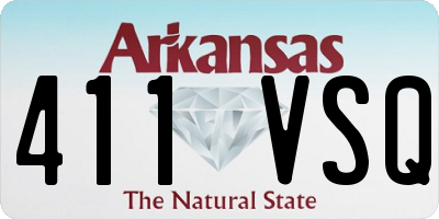 AR license plate 411VSQ