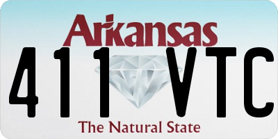 AR license plate 411VTC