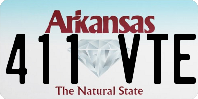 AR license plate 411VTE