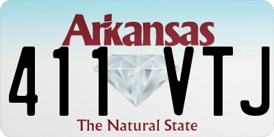 AR license plate 411VTJ
