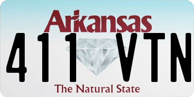 AR license plate 411VTN