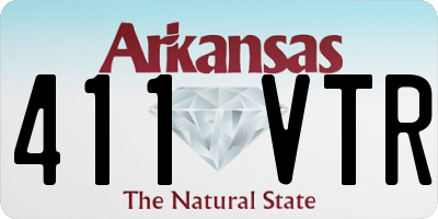 AR license plate 411VTR