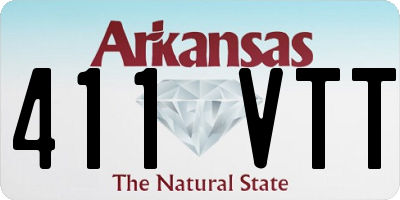 AR license plate 411VTT
