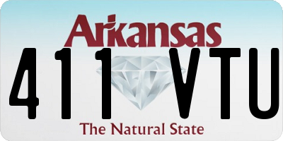 AR license plate 411VTU