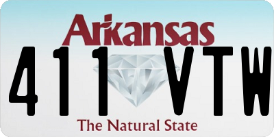 AR license plate 411VTW