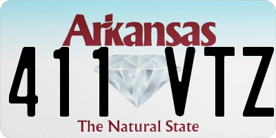 AR license plate 411VTZ