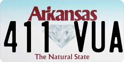 AR license plate 411VUA