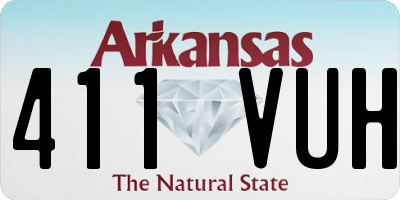 AR license plate 411VUH
