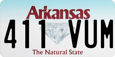 AR license plate 411VUM