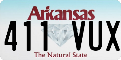 AR license plate 411VUX