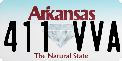 AR license plate 411VVA