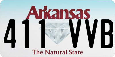AR license plate 411VVB