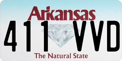 AR license plate 411VVD