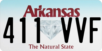 AR license plate 411VVF