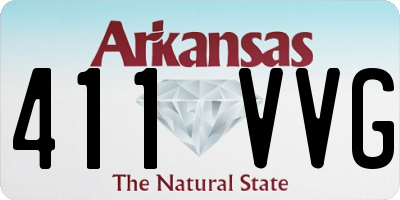 AR license plate 411VVG