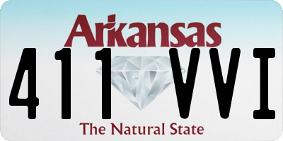 AR license plate 411VVI