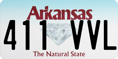 AR license plate 411VVL