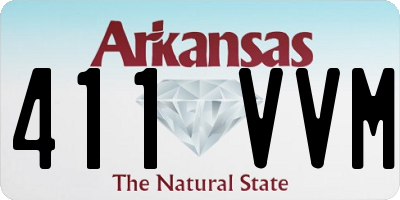 AR license plate 411VVM