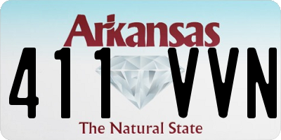 AR license plate 411VVN