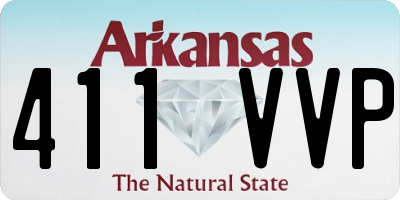 AR license plate 411VVP